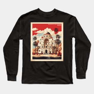 Monastery of Saint Anthony Egypt Vintage Poster Tourism Long Sleeve T-Shirt